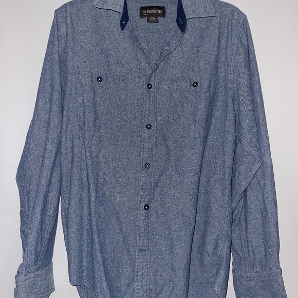 Denim button down - Picture 1 of 2